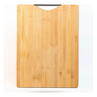 Genérico - Tabla De Cortar De Madera Bambú Carne Y Verduras Picoteo 38X28Cm