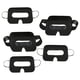 thumbnail image 5 of 100x Máscaras faciales desechables universales Cubierta para los ojos Suave y cómoda Máscara para auriculares Máscara Máscaras para los ojos, Negro, 5 of 5