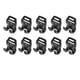 thumbnail image 3 of 10x Clips Para Poste De Tienda Ganchos Para Tienda De Campa?a Para Colchoneta De Picnic Jardinería Fija Monta?ismo 10x10x15x9mm, 3 of 5