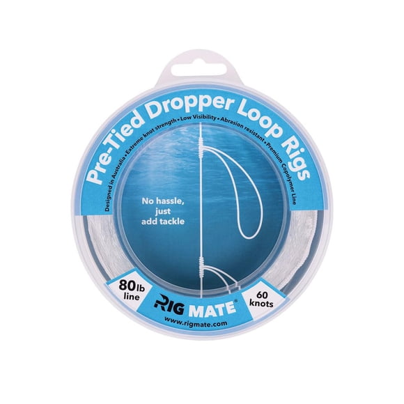 Línea de Pesca Rig Mate 80 lb – Rigs de Bucle de 46 cm