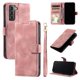 thumbnail image 1 of Funda Cartera para Samsung Galaxy S22 Plus Tapa con Ranuras, Soporte y Correa Rosa, 1 of 5