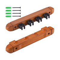 Ioensy - Estante Para Tacos De Billar, Organizador De Varillas Montado En La Pared, Soporte Para Cañas De Pescar, Soporte Para Tacos De Billar, Amarillo