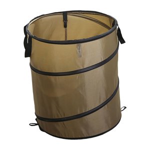 Magideal - Cubo De Basura, Cojinete Fuerte, Plegable, Impermeable, Reutilizable, Oxford, Cubo De Basura Para Patio, Ramas De Recortadas, Camping, Recicla , Marrón M