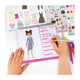 thumbnail image 2 of Cuaderno para diseñar y dibujar stickers Moda, 2 of 3