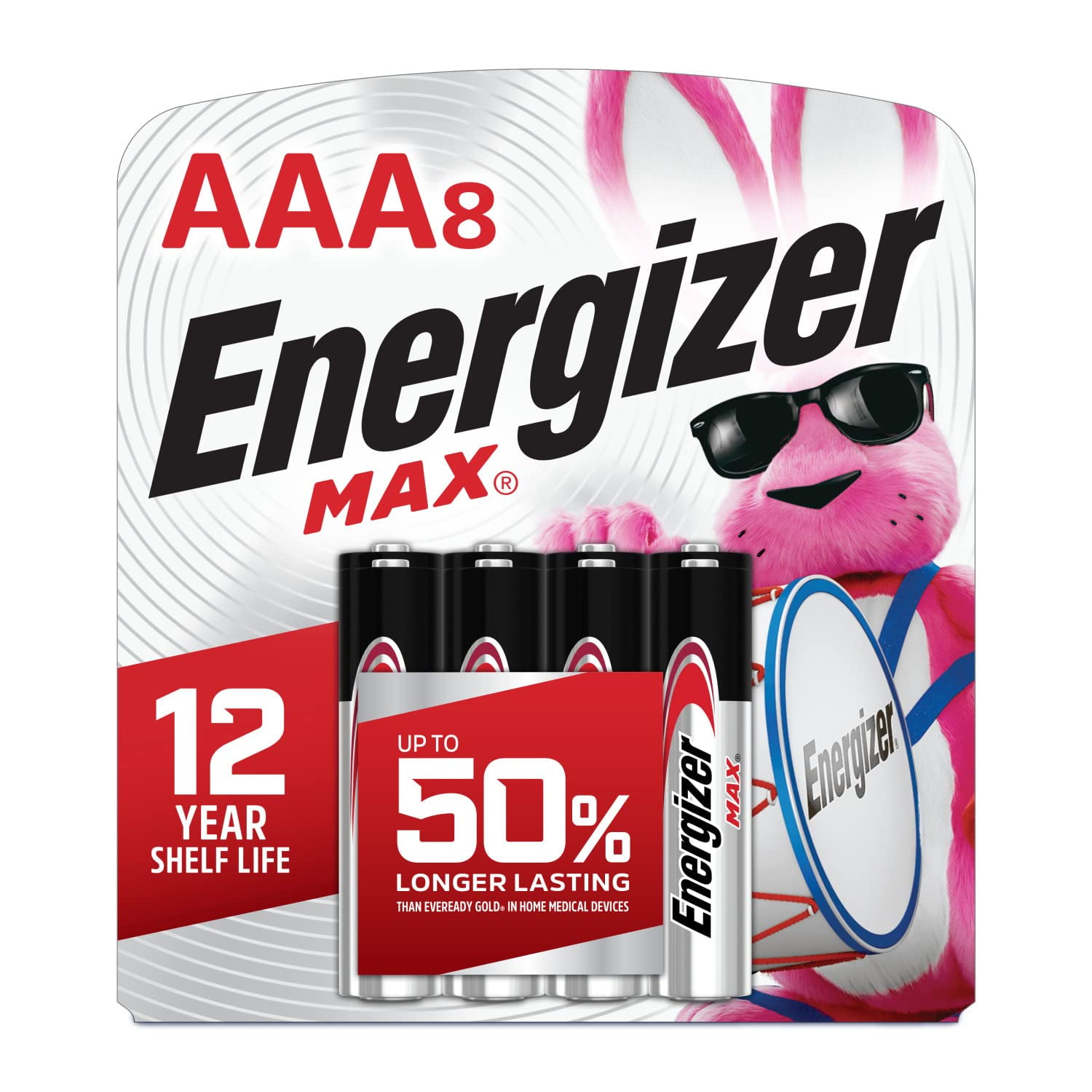 Batería Energizer Max Aaa Alcalina, 8 Unidades