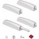 thumbnail image 1 of 4 cierres magnéticos para puertas de armario con sistema de apertura por presión, amortiguador de cajón., 1 of 5