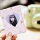 thumbnail image 5 of Álbum de fotos mini rosa RUNRAYAY de 3 pulgadas, carpeta para tarjetas fotográficas Kpop, 40 bolsillos, soporte para tarjetas fotográficas hueco con forma de corazón de fresa, fundas para tarjetas fot, 5 of 7