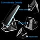 thumbnail image 4 of Soporte universal para teléfono de coche para iPhone Samsung Google Pixel, giratorio salpicadero y parabrisas soporte magnético del teléfono, Negro-Transparente, 4 of 6