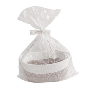 Bothyi - Cesta De Almacenamiento, Baúl De Regalo, Caja Para Jardín, Sala De Estar, Armario, Llave, Cesta De Regalo Tejida