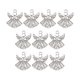 thumbnail image 5 of 10x Angel Charm Pendants Retro Alloy DIY Para Sombrero Llaveros Cremallera Tiradores Plata, 5 of 5
