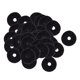 thumbnail image 2 of 50 piezas de correa de guitarra Bloque de seguridad Correa Cerradura Arandela Juntas Negro, 2 of 5