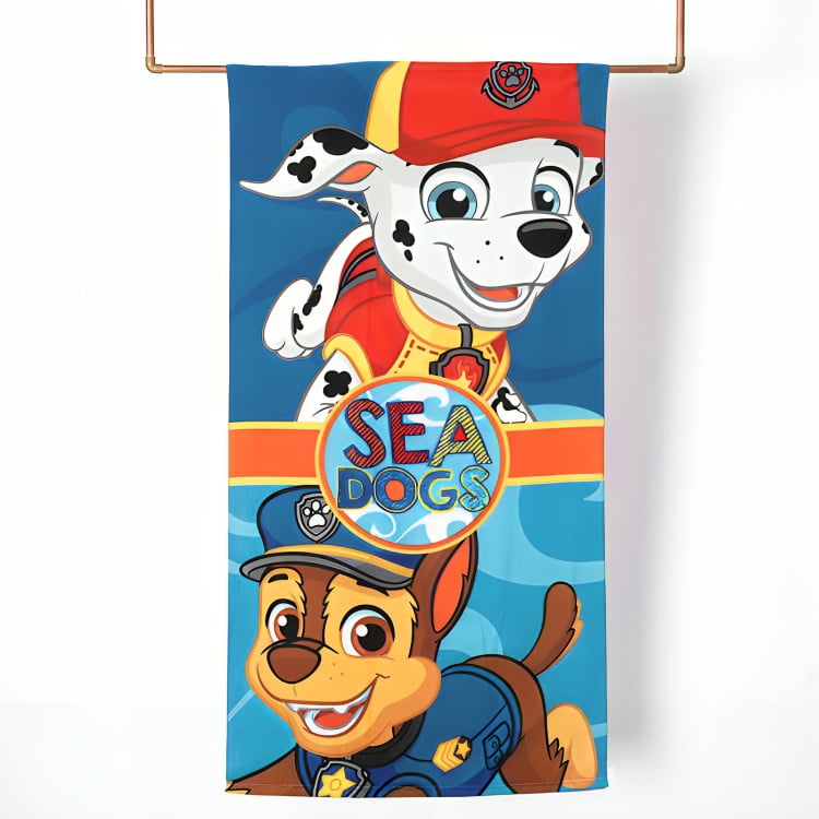Mashini - Toalla De Playa Microfibra Paw Patrol Niños Dogs