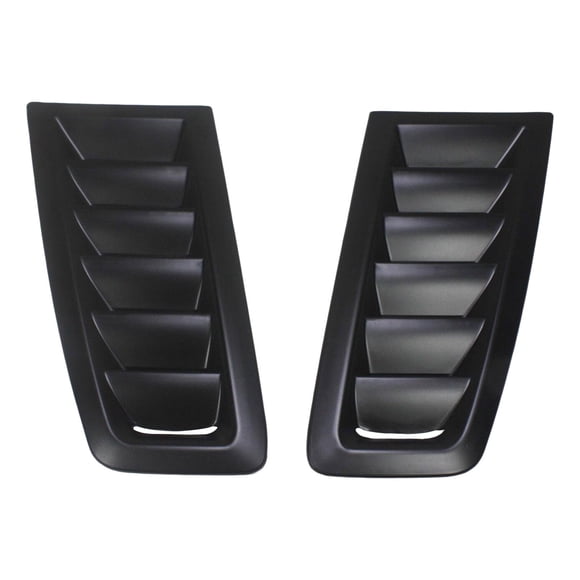 Rejillas de ventilación de capó de 2 piezas, de pala de ventilación de capó, rejillas de ventilación de capó de coche para piezas exteriores de