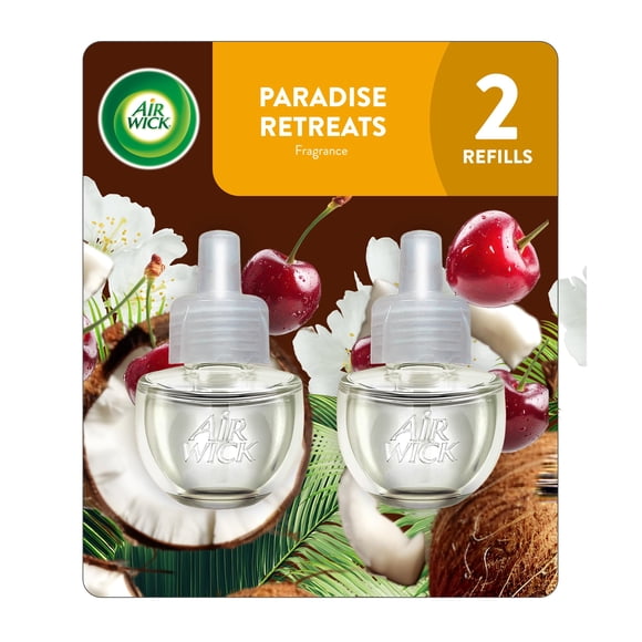 Recambio de aceite perfumado Air Wick Plug In, 2 unidades, Paradise Retreat