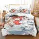 thumbnail image 1 of Anime Cells at Work!Bedding Set Single Twin Full Size Bed Set Adult Kid Bedroom Duvet cover Set Home Textile Bed Sheets, 1 of 5