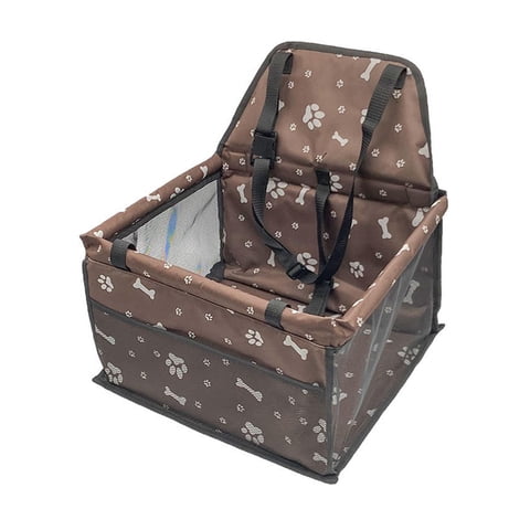 Magideal - Asiento De Coche Para Perros, Cama, Asiento Elevador De Coche Para Mascotas, Suministros Para Mascotas, Camión Transpirable Con Compartimento Frontal,