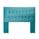 thumbnail image 1 of Respaldo Cama King Felpa Turquesa Sevilla CP, 1 of 2