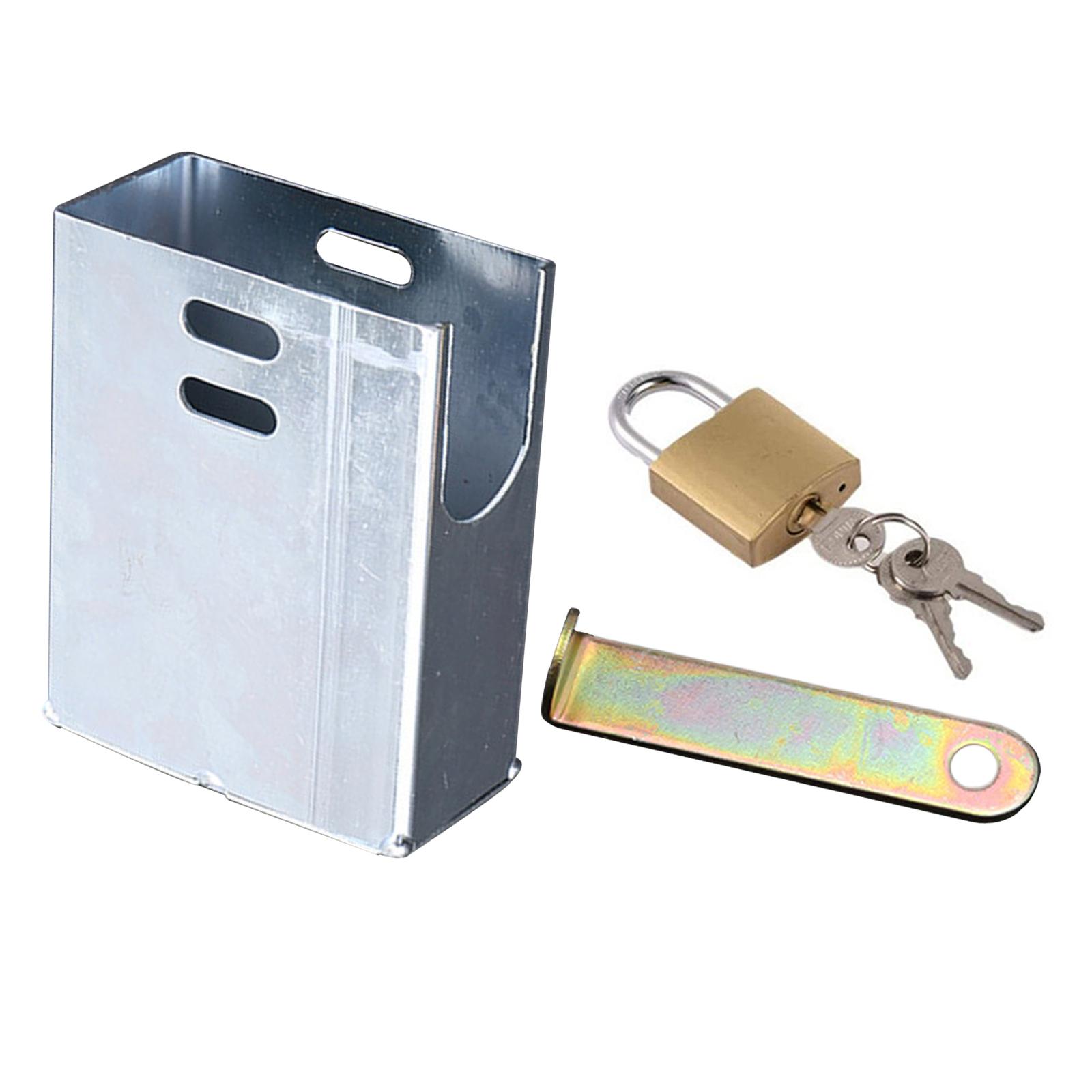 Ioensy - Cubierta De Bloqueo De Grifo Exterior Candado De Grifo Antirrobo Para Park Silver Square