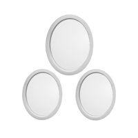 Vgo - Set De 3 Espejos Ovalados 64.3X31.5X2.3