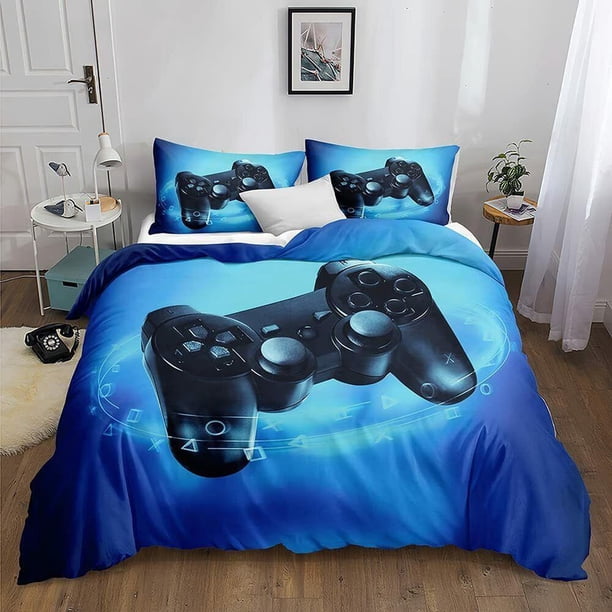 Game Playstation Gamer Quilt Duvet Cover Set Bed Linen Kids Home Textiles