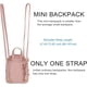 thumbnail image 2 of Mini mochila para mujer, bolso bandolera de cuero para teléfono, bolso de hombro pequeño, 2 of 7