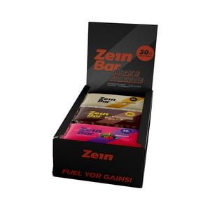 Zein - Box De 12 Barras De Proteina Mix 3 Sabores 100Gr -