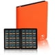 thumbnail image 1 of Álbum para cartas coleccionables DTCGBIN de 16 bolsillos con cierre de cremallera, color naranja, 1 of 7