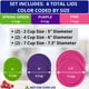 thumbnail image 2 of Juego de 6 tapas Klare Ware 470 ml/950 ml/1,65 L, 2 of 7