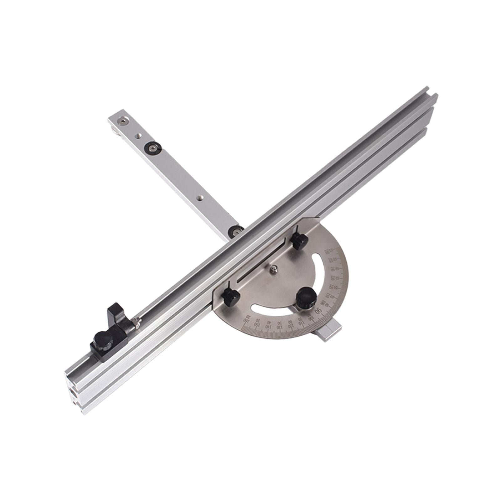 Magideal - Conjunto De Calibre De Inglete De Mesa, Transportador De Inglete De Aleación De Aluminio, Herramientas De Carpintería Para Mesas De Enrutador De Cinta 415 Mm