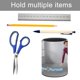thumbnail image 5 of Passe Partout-theme Cylinder Pen Holder Pencil Organizer with Flannel Lining PVC Leather Material Cardboard Base for study work 10*8CM, 5 of 6