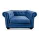 thumbnail image 1 of Sofa Florencia 1C Tela Velvet Azul Petroleo, 1 of 4