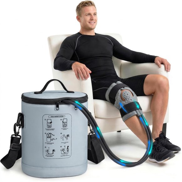 Máquina de terapia fría para rodilla GWYNEXAC portátil