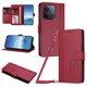 thumbnail image 1 of Funda Cartera Trébol para Xiaomi Poco C85 5G con Ranuras Tarjetas y Carga Inalámbrica Rojo, 1 of 6