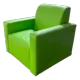 thumbnail image 3 of Sillon HVM infantil Verde manzana CueroPU, 3 of 3