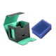 thumbnail image 4 of Caja para guardar 100 cartas coleccionables premium, caja para guardar barajas y soporte para cartas coleccionables TCG. verde, 4 of 5