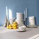 thumbnail image 4 of Cuencos de cereal Artena 737 ml 6 piezas con relieve blanco, 4 of 7
