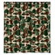 thumbnail image 1 of Cortina de ducha de camuflaje Bape Bathing Ape con ganchos, tamaño 66 x 72 pulgadas, 1 of 3