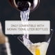 thumbnail image 3 of Bomba para jarabe Monin para botellas de 750 ml con tapa, blanca, 3 of 6