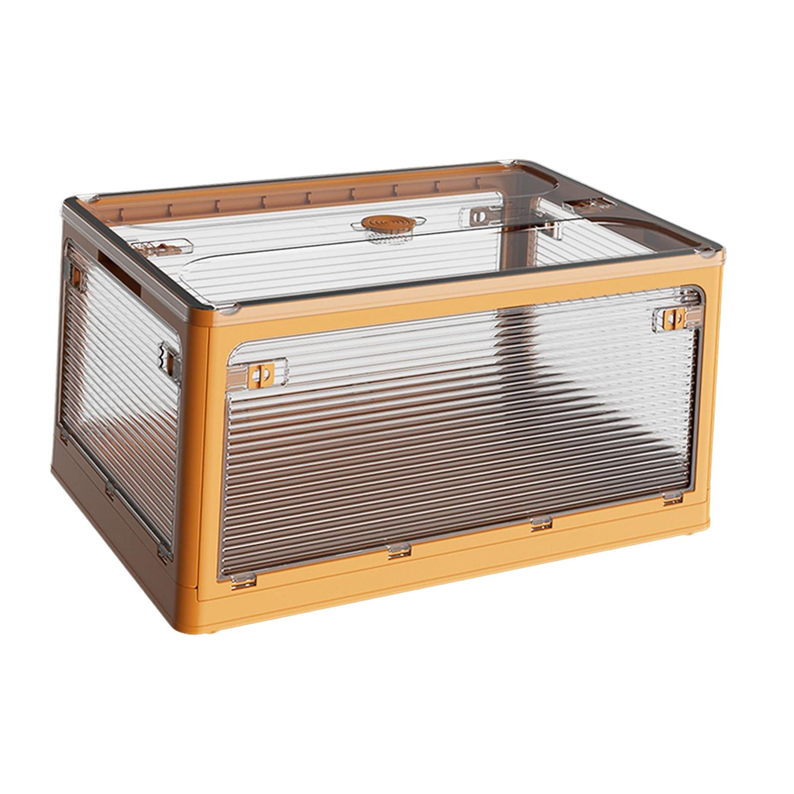 Bothyi - Caja De Almacenamiento Para Acampar Plegable Apilable Multifuncional Para Uso Doméstico Amarillo