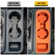 thumbnail image 2 of Portavasos Maxzina para Ford Maverick 2022‑2026 Naranja, 2 of 6