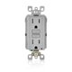 thumbnail image 2 of Salida GFCI de Leviton, 15 A, 125 V, policarbonato dúplex, color gris, 2 of 2