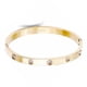 thumbnail image 1 of Pulsera De Metal CC Clothing Cubica Acero Inoxidable Oro Rosado Talla Única, 1 of 4