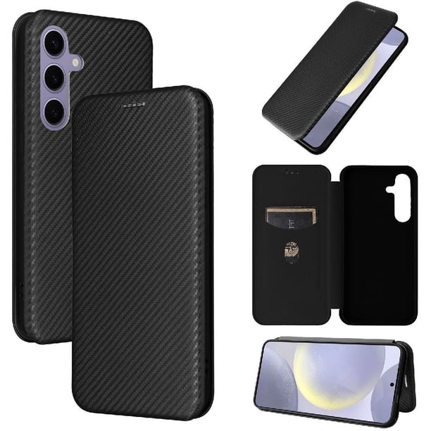 Funda Flip para FOXDOCK Samsung Galaxy S25 Plus - Funda magnética de negocios, funda protectora delgada