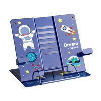 Bothyi - Soporte Para Libros, Accesorio Portátil, Estante De Escritorio Para Libros, Recetas Escolares, Cocina, Azul Oscuro