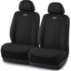 thumbnail image 1 of Fundas para asientos de coche Skechers Premium, poliéster transpirable, color negro, 1 of 6