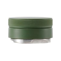 Magideal - Herramienta De Distribución De Manipulación De Café Expreso, Nivelador De Café Biselado De Tres Ángulos De Fácil Limpieza Para Utensilios De Café, Sum Verde 51Mm