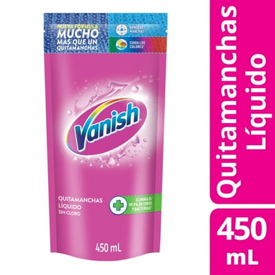 Quitamanchas Líquido Ropa Color Doypack 450 Ml Vanish