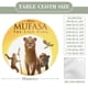 thumbnail image 2 of Mufasa theme Fitted Round Tablecloths Elastic Edged Table Covers Waterproof Table Cloth For Kitchen Holiday Party Tables Decor 150cm, 2 of 6