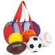 thumbnail image 1 of Juego de pelotas de espuma Neliblu para niños de 1 a 3 años con bolsa de fútbol y baloncesto, 1 of 7