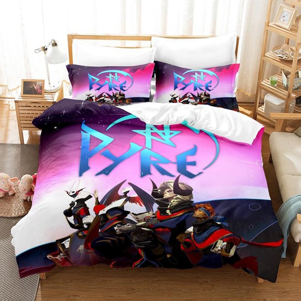 Anime Game Pyre Bedding Set Duvet Cover Comforter Bed Set Quilt Cover Pillowcase Boys Girl Adult Bed Sheets